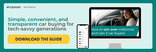 Upstart Auto Retail Millennial and Gen Z car buying guide