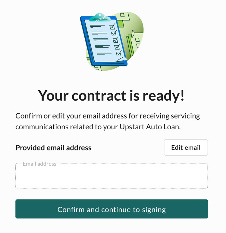 Get contracts approved faster with Upstart Auto Finance