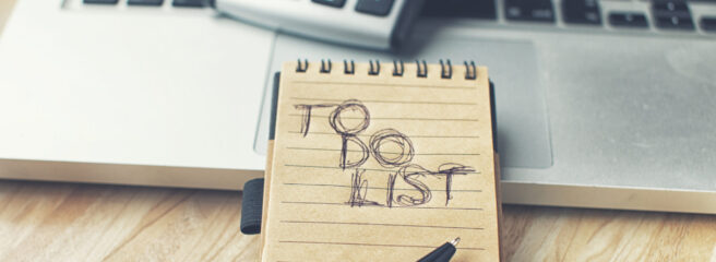 To do list on a notepad - Upstart Personal Loans