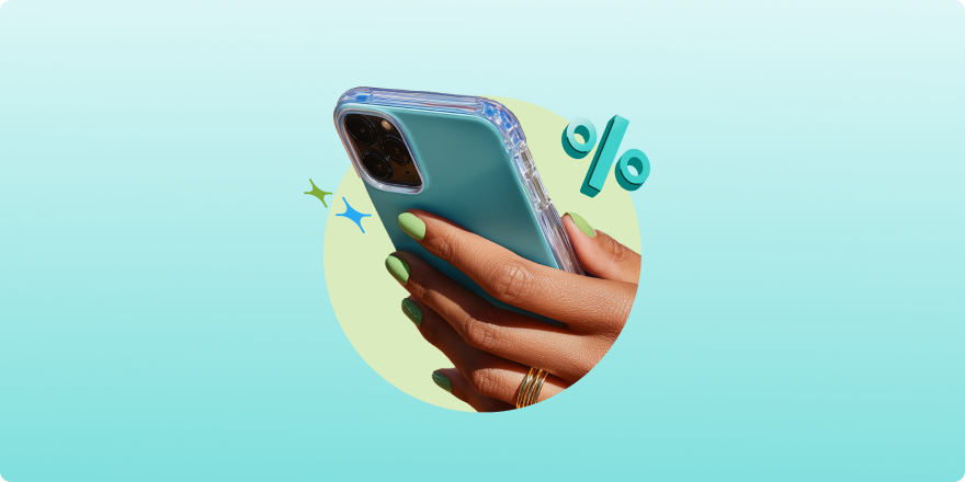 a hand holding a phone