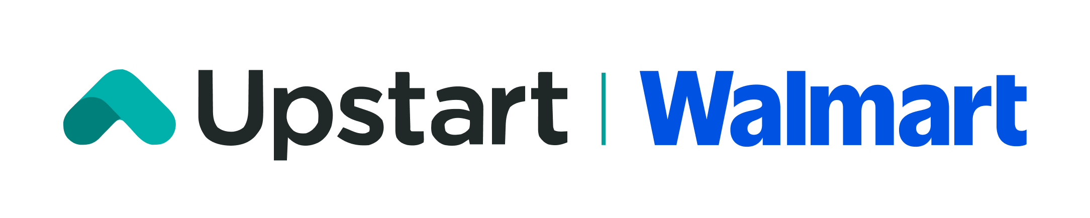 Co-branded Walmart Upstart Logo