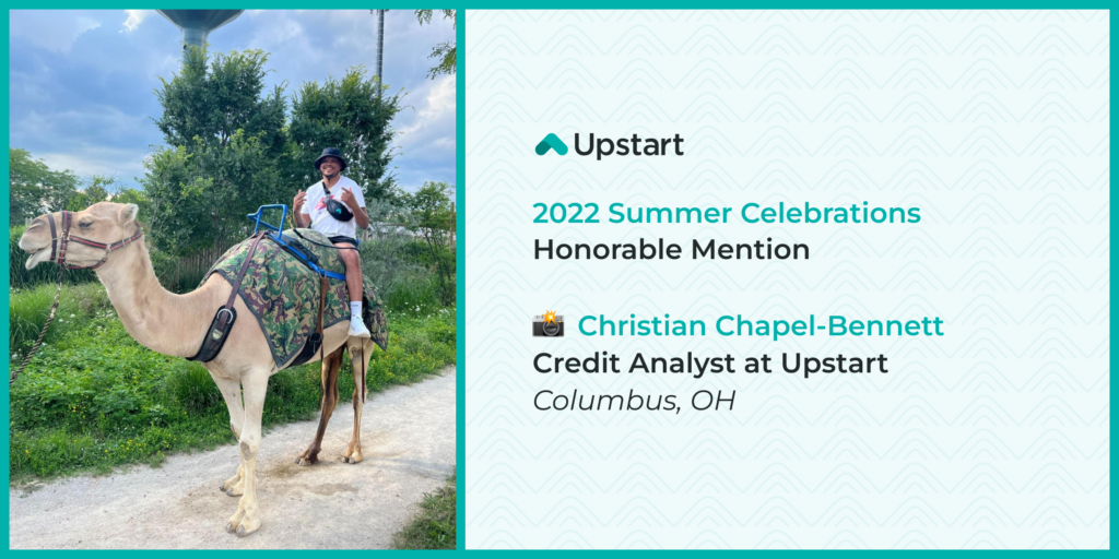Another honorable mention at Upstart