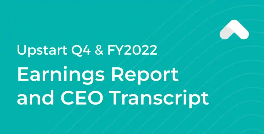 Upstart Earnings Q4 Full Year 2022