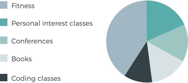 How we use our personal development budget